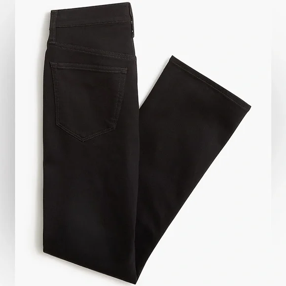 J.Crew Flare crop black jean in all-day stretch Size 31 NWT